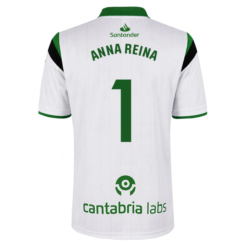 Danxen Mulher Camisola Anna Reina Toro #1 Branco Verde Preto Principal 2026/27 Camisa