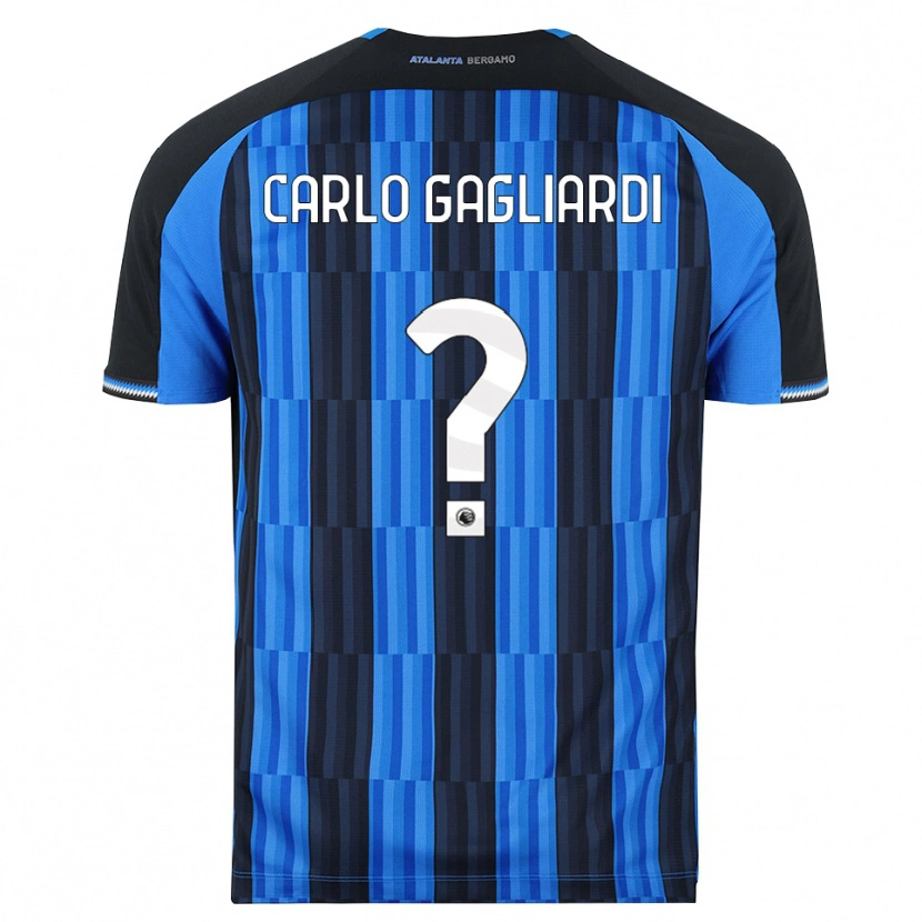 Danxen Mulher Camisola Filippo Carlo Gagliardi #0 Azul Preto Vermelho Principal 2026/27 Camisa