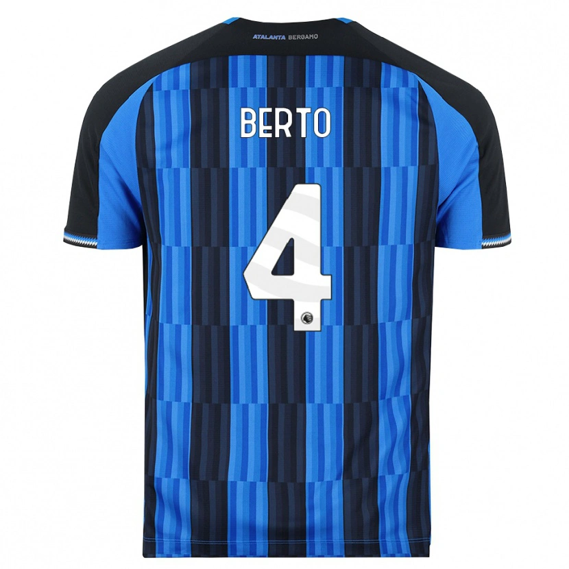 Danxen Mulher Camisola Gabriele Berto #4 Azul Preto Vermelho Principal 2026/27 Camisa