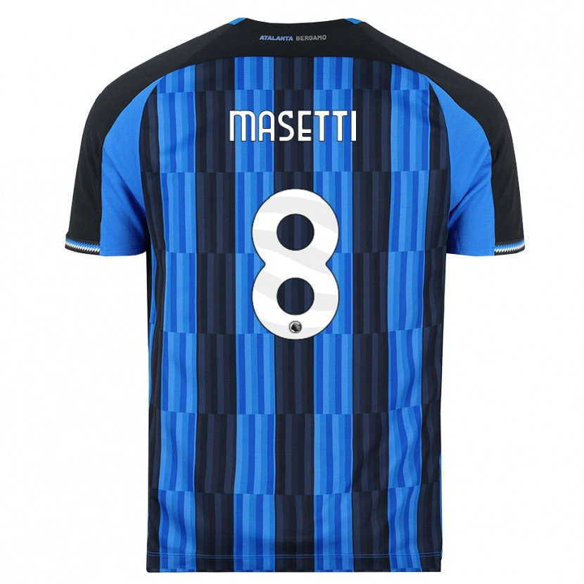 Danxen Mulher Camisola Francesco Masetti #8 Azul Preto Vermelho Principal 2026/27 Camisa