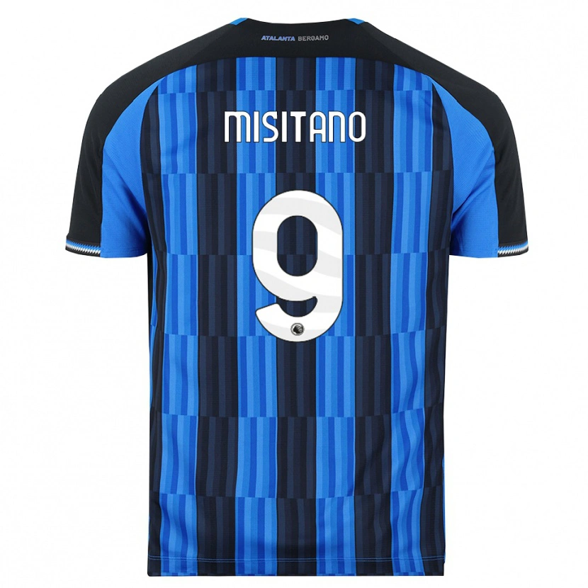 Danxen Mulher Camisola Giulio Misitano #9 Azul Preto Vermelho Principal 2026/27 Camisa