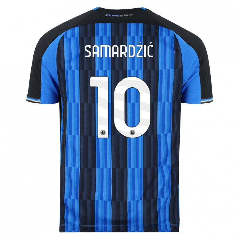 Danxen Mulher Camisola Lazar Samardžić #10 Azul Preto Vermelho Principal 2026/27 Camisa