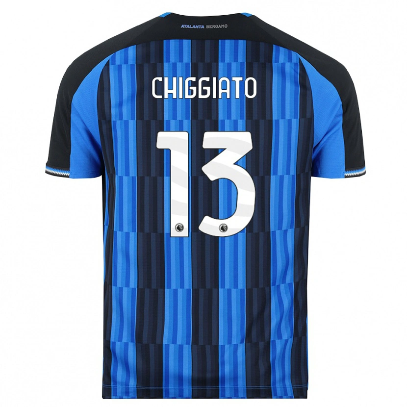 Danxen Mulher Camisola Gabriele Chiggiato #13 Azul Preto Vermelho Principal 2026/27 Camisa