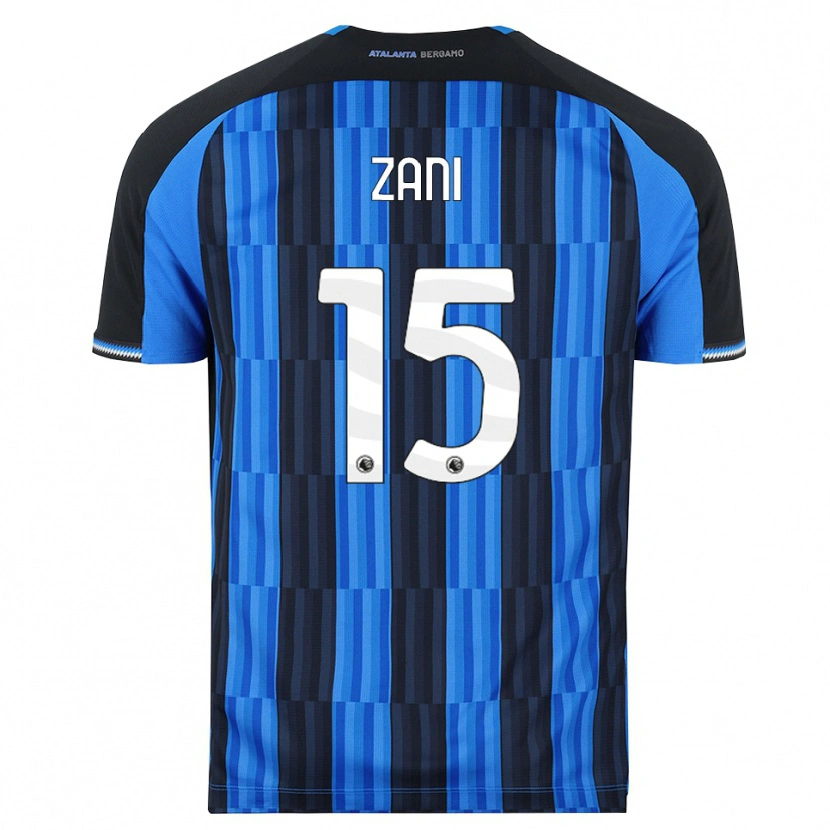 Danxen Mulher Camisola Filippo Zani #15 Azul Preto Vermelho Principal 2026/27 Camisa