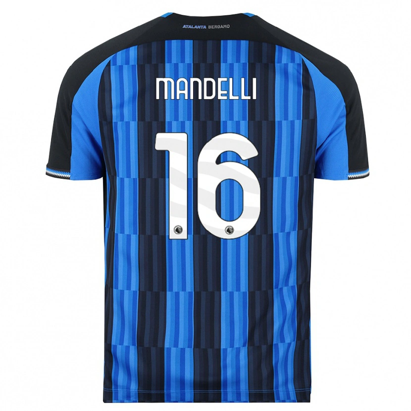 Danxen Mulher Camisola Giulia Mandelli #16 Azul Preto Vermelho Principal 2026/27 Camisa