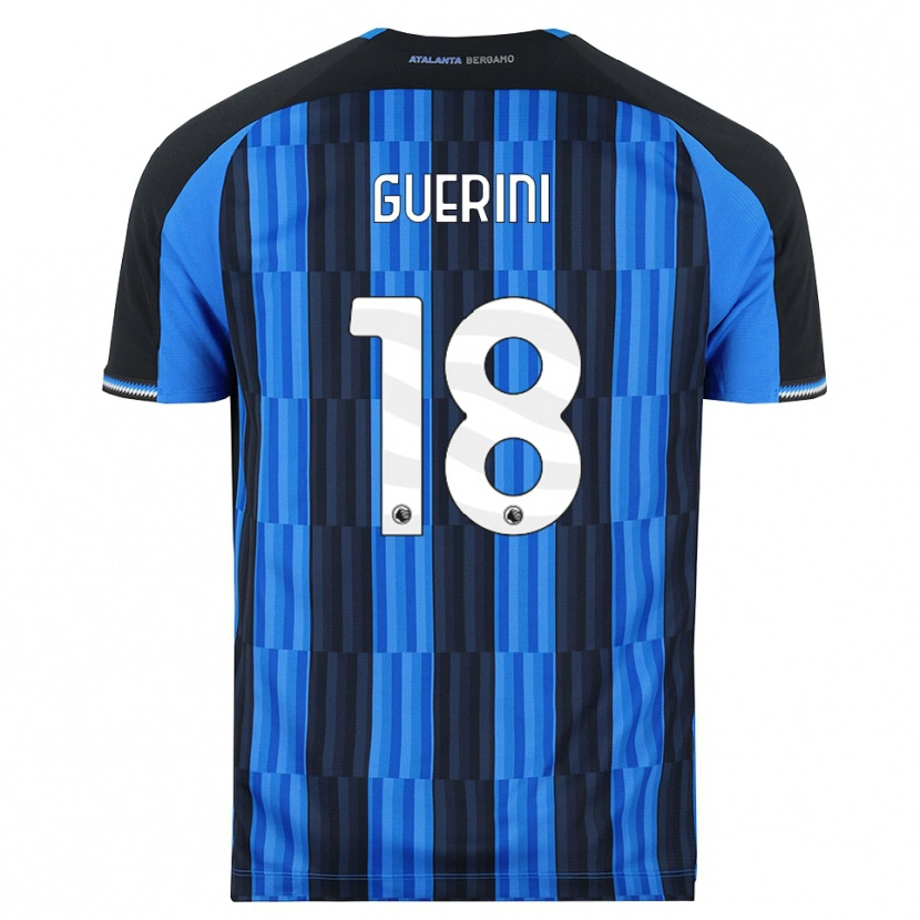 Danxen Mulher Camisola Alessio Guerini #18 Azul Preto Vermelho Principal 2026/27 Camisa