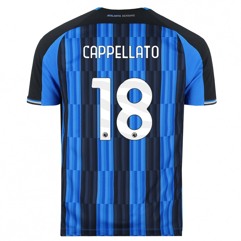 Danxen Mulher Camisola Nicola Cappellato #18 Azul Preto Vermelho Principal 2026/27 Camisa