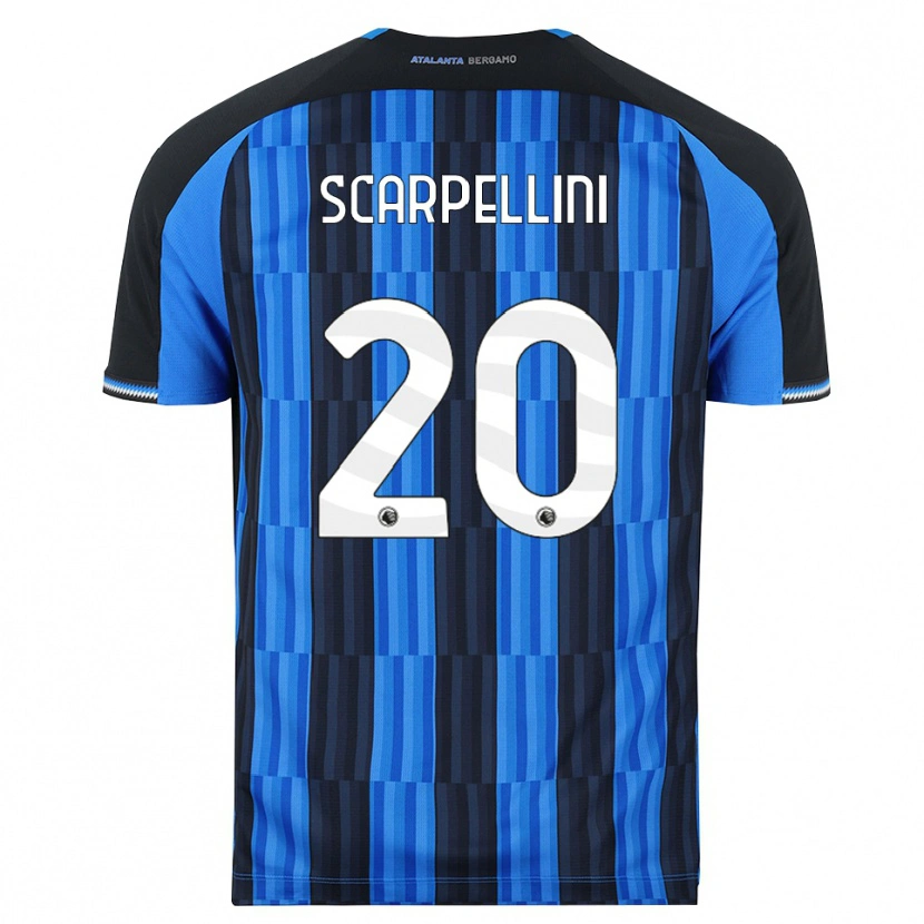 Danxen Mulher Camisola Andrea Scarpellini #20 Azul Preto Vermelho Principal 2026/27 Camisa