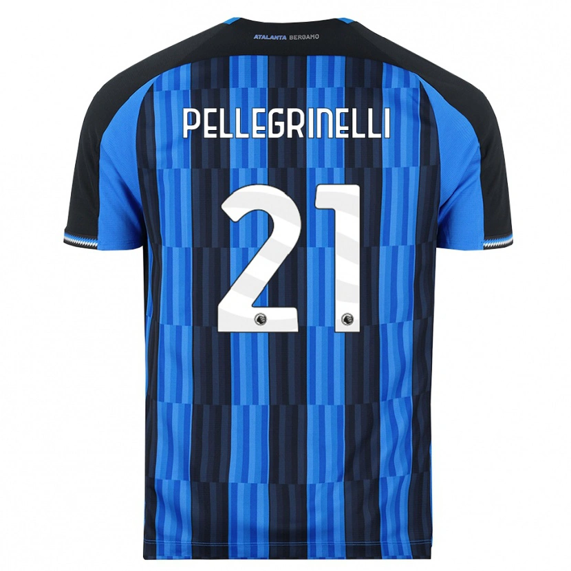 Danxen Mulher Camisola Giorgia Pellegrinelli #21 Azul Preto Vermelho Principal 2026/27 Camisa