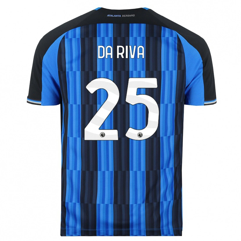 Danxen Mulher Camisola Jacopo Da Riva #25 Azul Preto Vermelho Principal 2026/27 Camisa