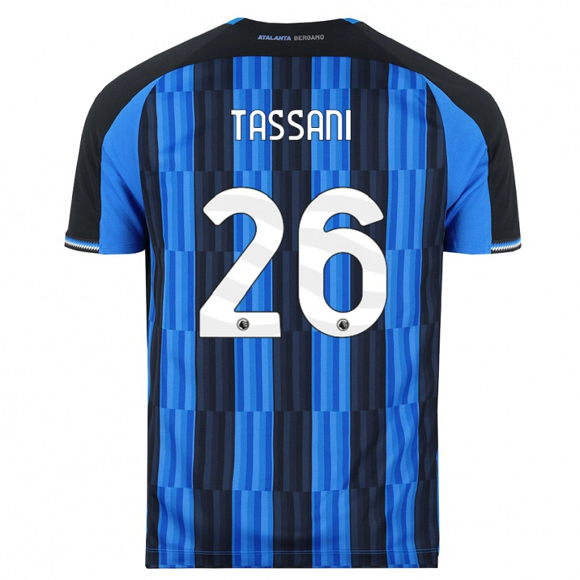 Danxen Mulher Camisola Alessandro Tassani #26 Azul Preto Vermelho Principal 2026/27 Camisa
