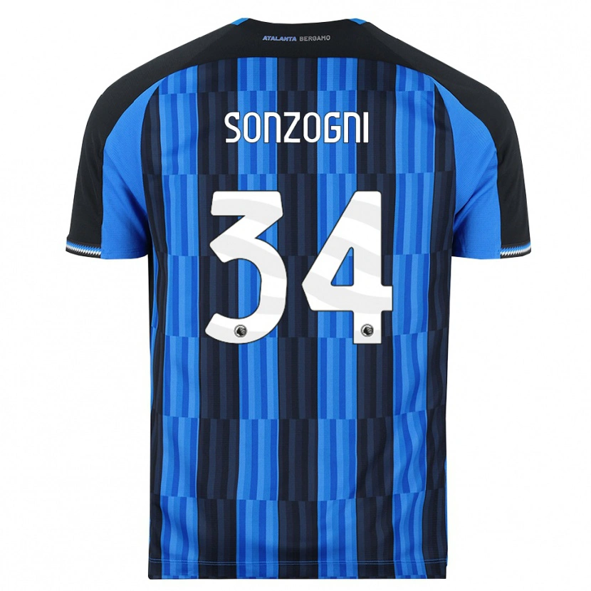 Danxen Mulher Camisola Mattia Sonzogni #34 Azul Preto Vermelho Principal 2026/27 Camisa