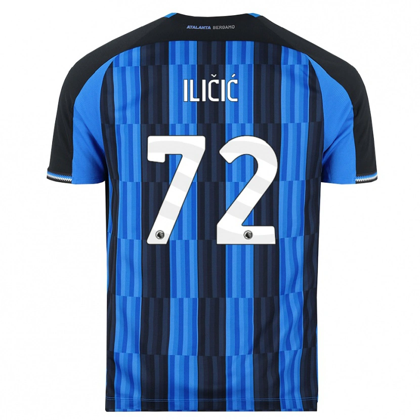 Danxen Mulher Camisola Josip Ilicic #72 Azul Preto Vermelho Principal 2026/27 Camisa
