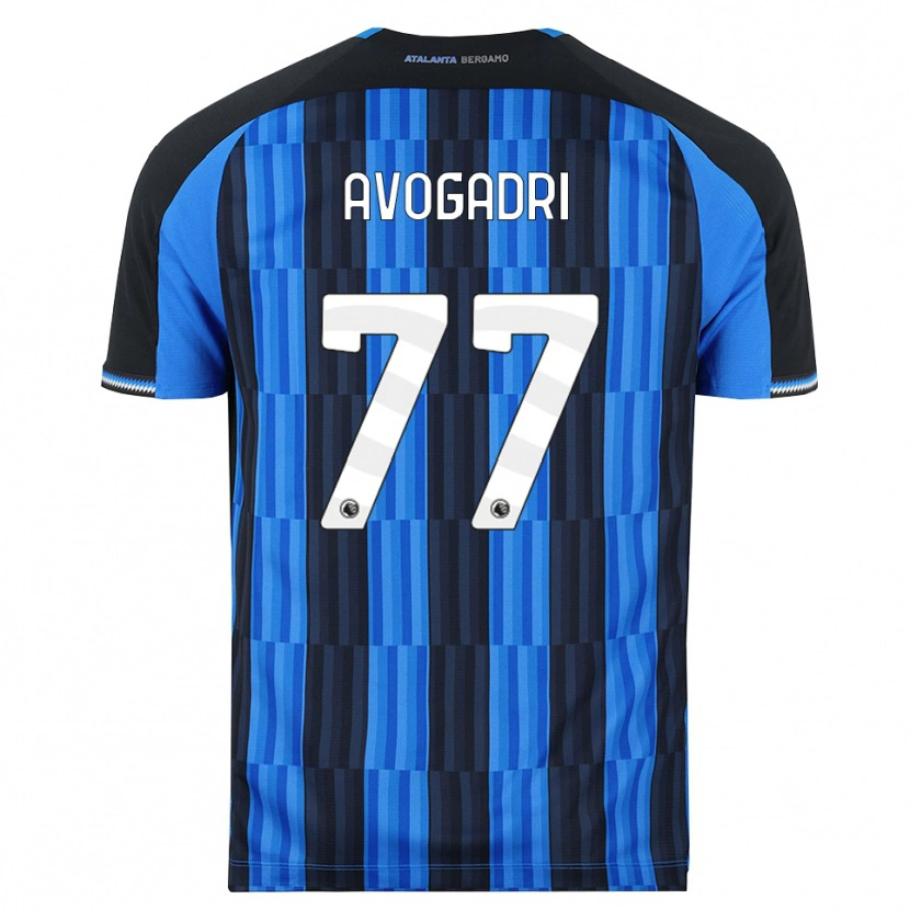 Danxen Mulher Camisola Lorenzo Avogadri #77 Azul Preto Vermelho Principal 2026/27 Camisa