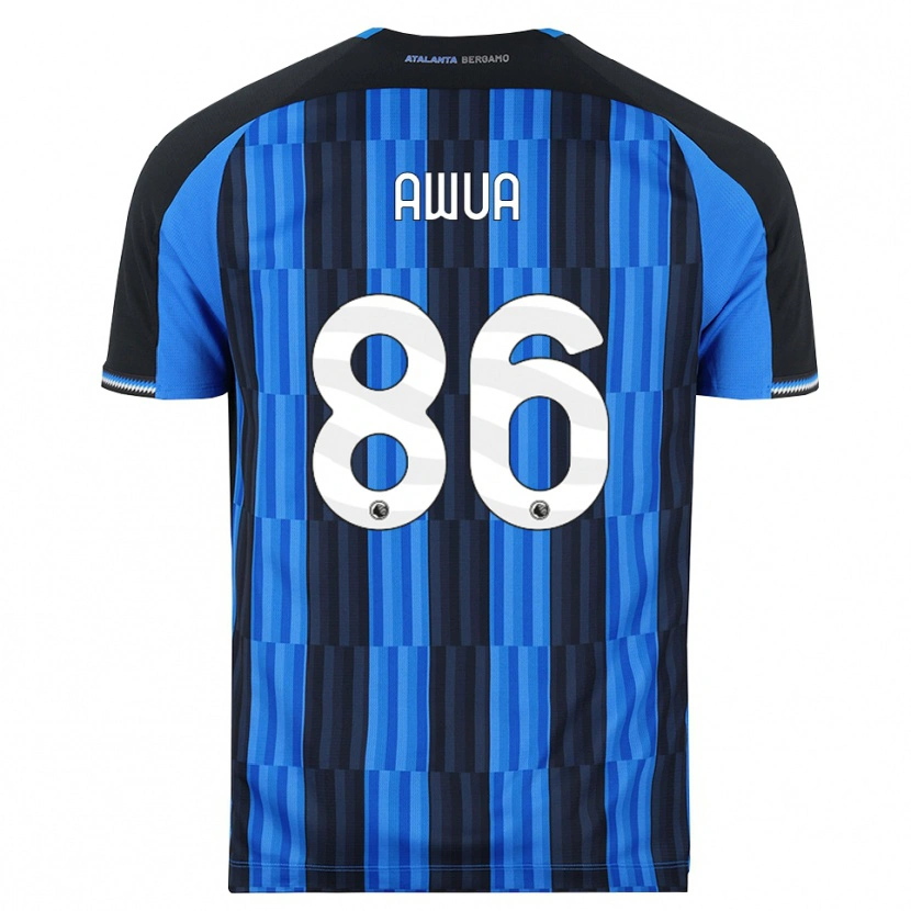 Danxen Mulher Camisola Theophilus Awua #86 Azul Preto Vermelho Principal 2026/27 Camisa