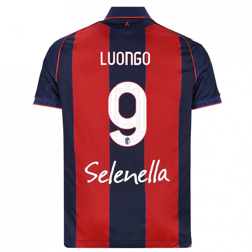 Danxen Mulher Camisola Francesco Luongo #9 Azul Real Vermelho Branco Principal 2026/27 Camisa