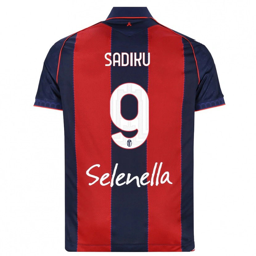 Danxen Mulher Camisola Bamir Sadiku #9 Azul Real Vermelho Branco Principal 2026/27 Camisa