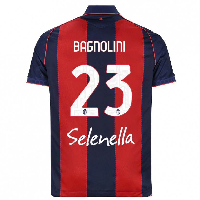 Danxen Mulher Camisola Nicola Bagnolini #23 Azul Real Vermelho Branco Principal 2026/27 Camisa