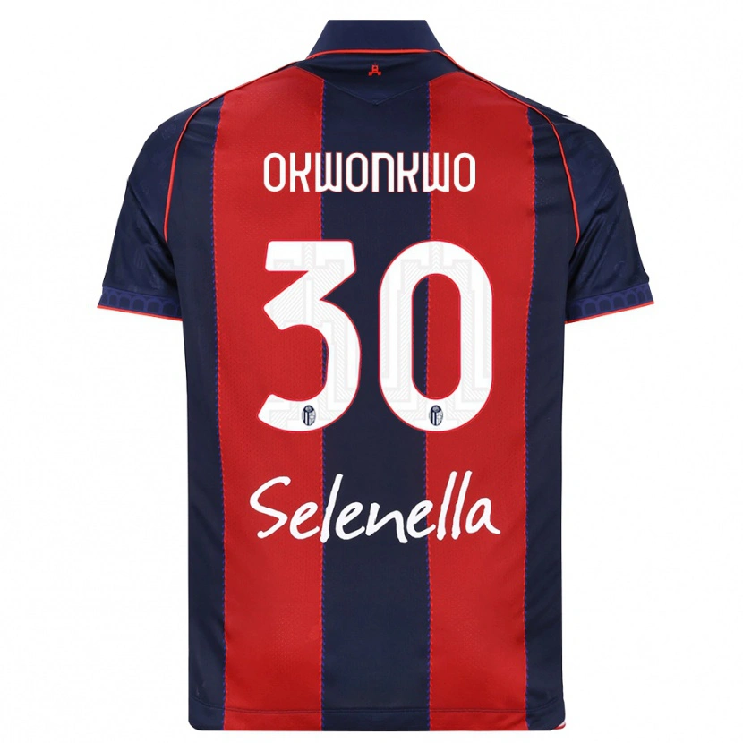 Danxen Mulher Camisola Orji Okwonkwo #30 Azul Real Vermelho Branco Principal 2026/27 Camisa