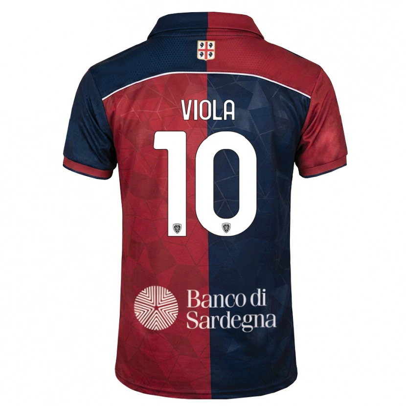 Danxen Mulher Camisola Nicolas Viola #10 Bordô Azul Real Principal 2026/27 Camisa