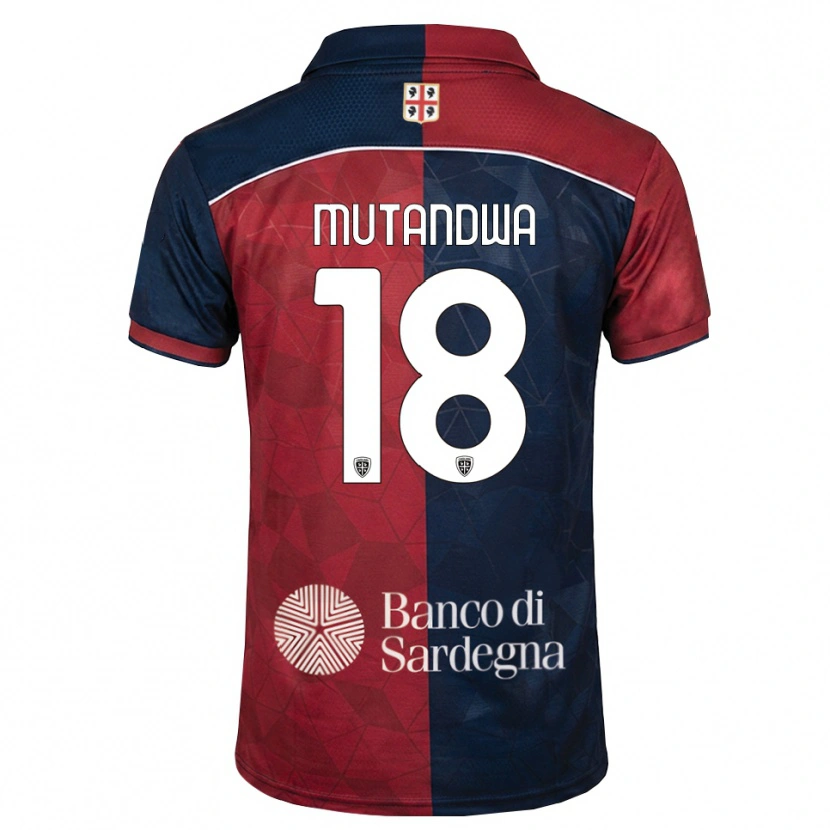 Danxen Mulher Camisola Kingstone Mutandwa #18 Bordô Azul Real Principal 2026/27 Camisa