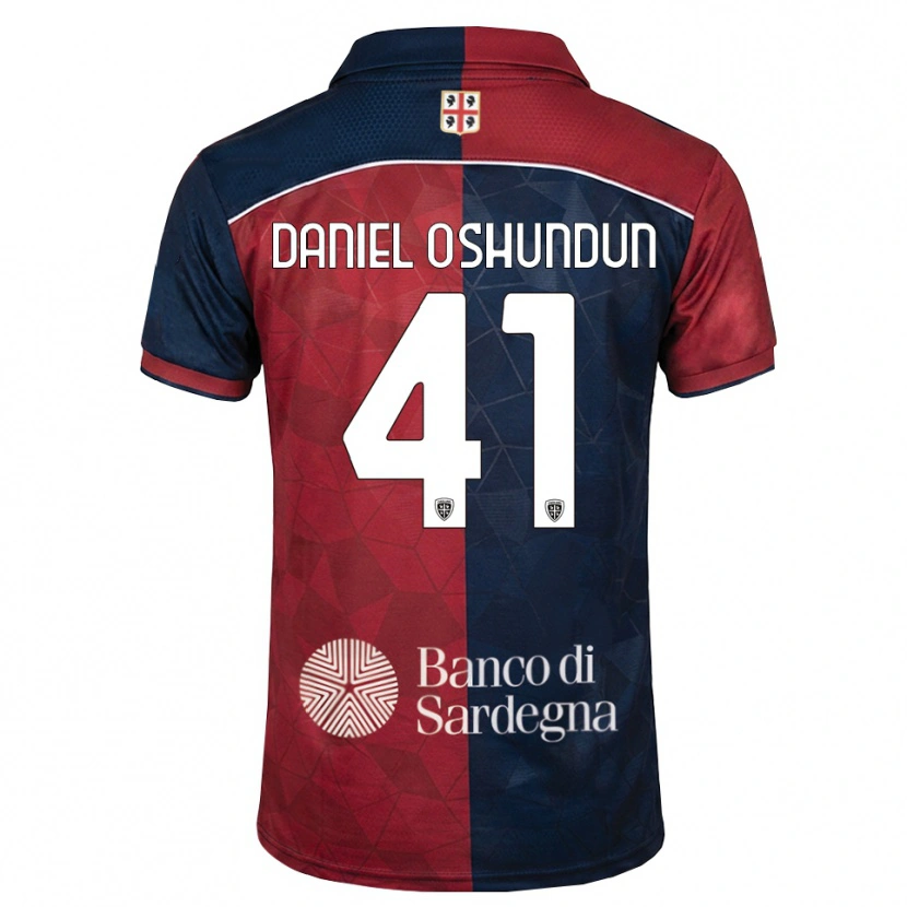 Danxen Mulher Camisola Olasunkanmi Daniel Oshundun #41 Bordô Azul Real Principal 2026/27 Camisa