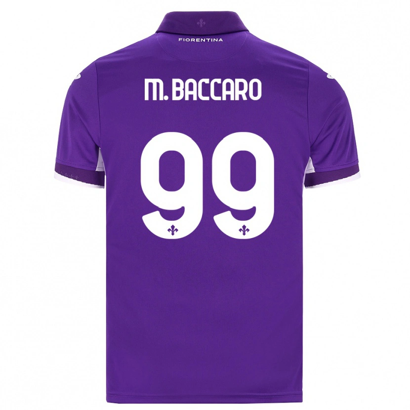 Danxen Mulher Camisola Giulia Maria Baccaro #99 Roxo Branco Rosa Principal 2026/27 Camisa