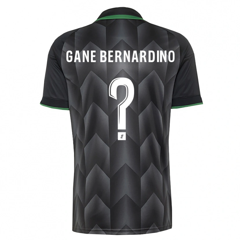 Danxen Mulher Camisola Nathanaël Gane Bernardino #0 Branco Preto Verde Alternativa 2026/27 Camisa