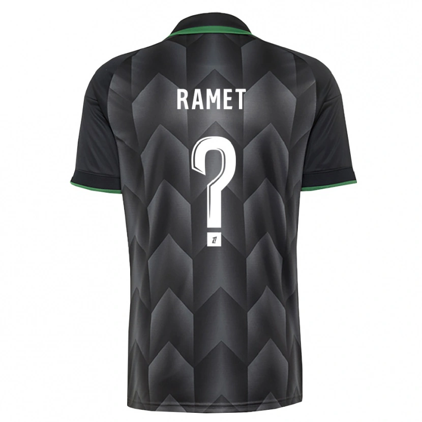Danxen Mulher Camisola Simon Ramet #0 Branco Preto Verde Alternativa 2026/27 Camisa