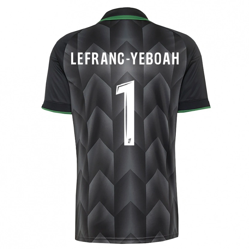 Danxen Mulher Camisola Daïvy Lefranc-Yeboah #1 Branco Preto Verde Alternativa 2026/27 Camisa