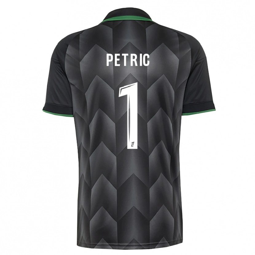 Danxen Mulher Camisola Denis Petric #1 Branco Preto Verde Alternativa 2026/27 Camisa