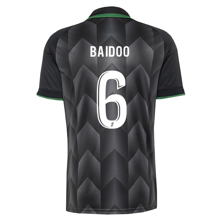 Danxen Mulher Camisola Samson Baidoo #6 Branco Preto Verde Alternativa 2026/27 Camisa