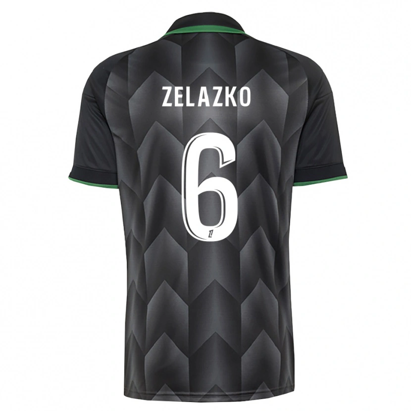 Danxen Mulher Camisola Robin Zelazko #6 Branco Preto Verde Alternativa 2026/27 Camisa