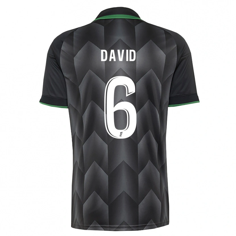 Danxen Mulher Camisola Tess David #6 Branco Preto Verde Alternativa 2026/27 Camisa
