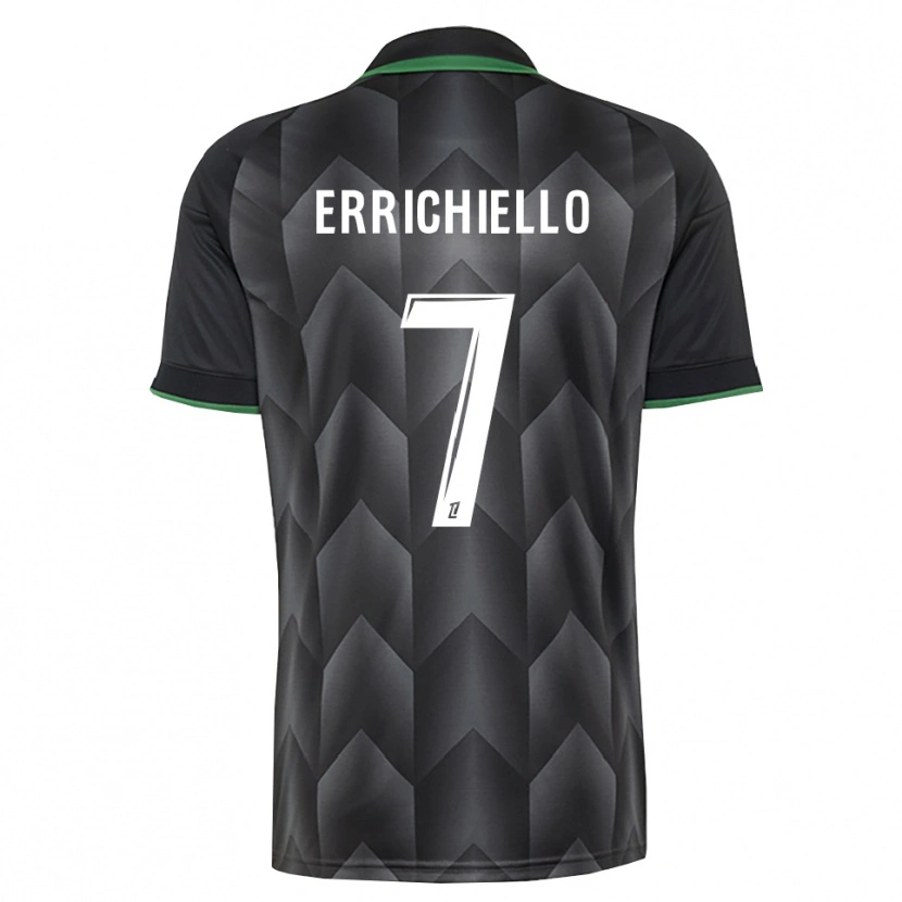 Danxen Mulher Camisola Giovan Errichiello #7 Branco Preto Verde Alternativa 2026/27 Camisa