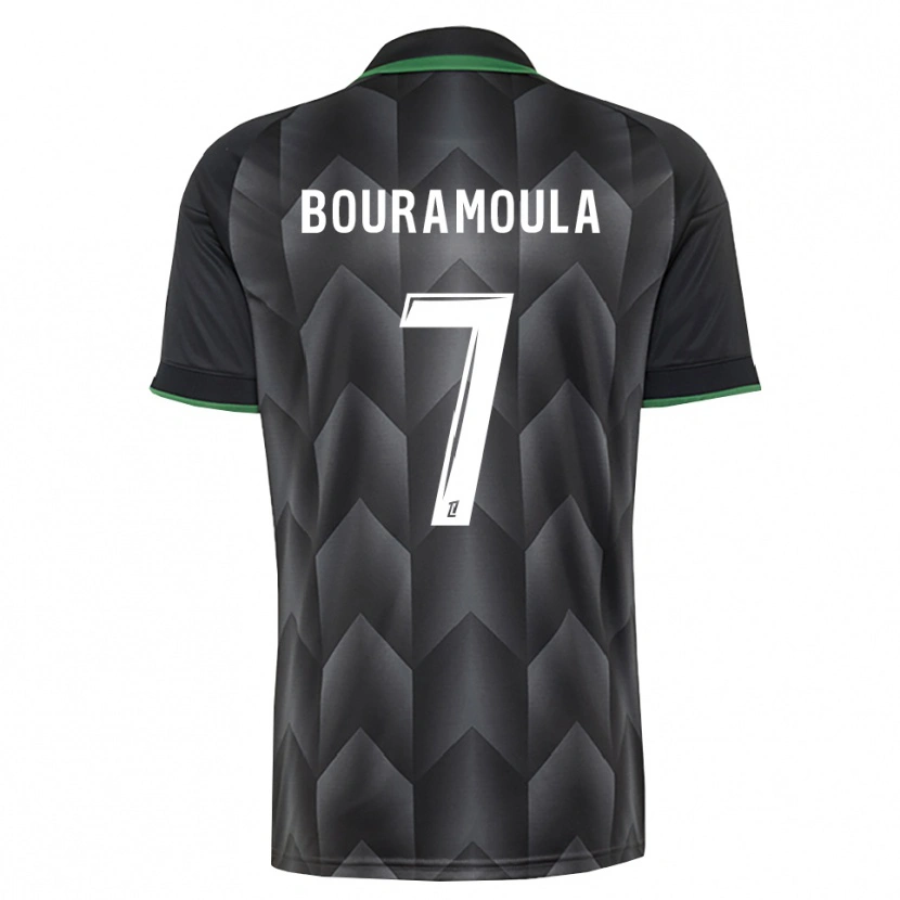 Danxen Mulher Camisola Ilies Bouramoula #7 Branco Preto Verde Alternativa 2026/27 Camisa