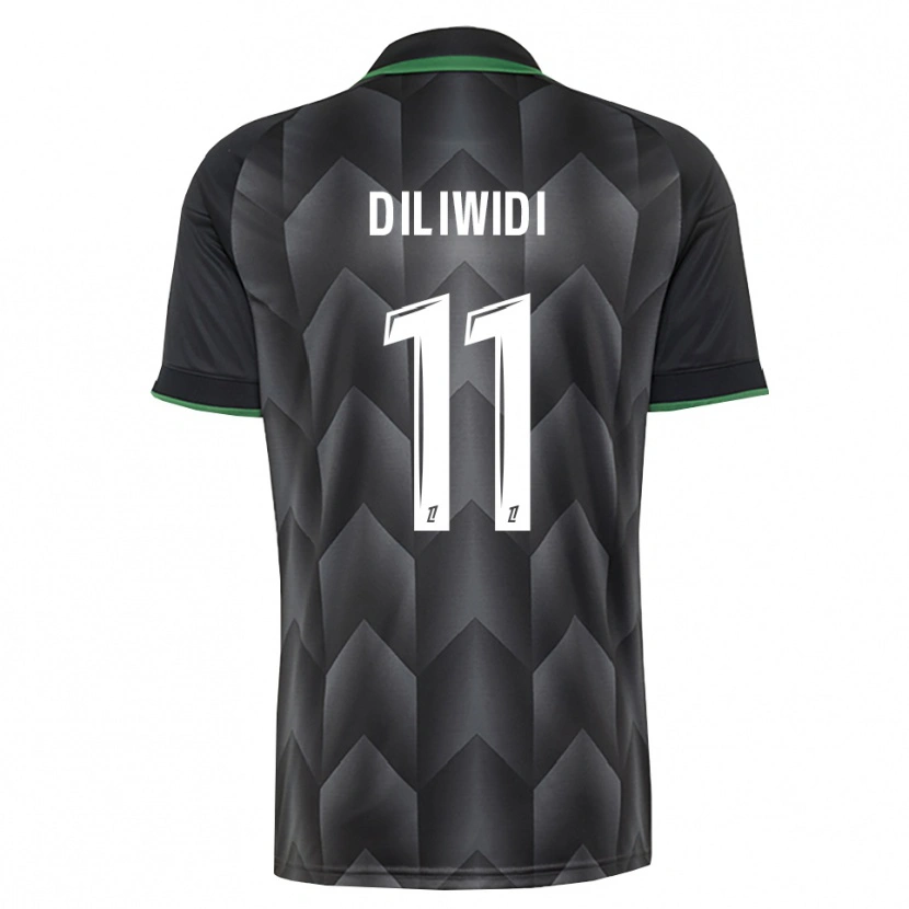 Danxen Mulher Camisola Kembo Diliwidi #11 Branco Preto Verde Alternativa 2026/27 Camisa