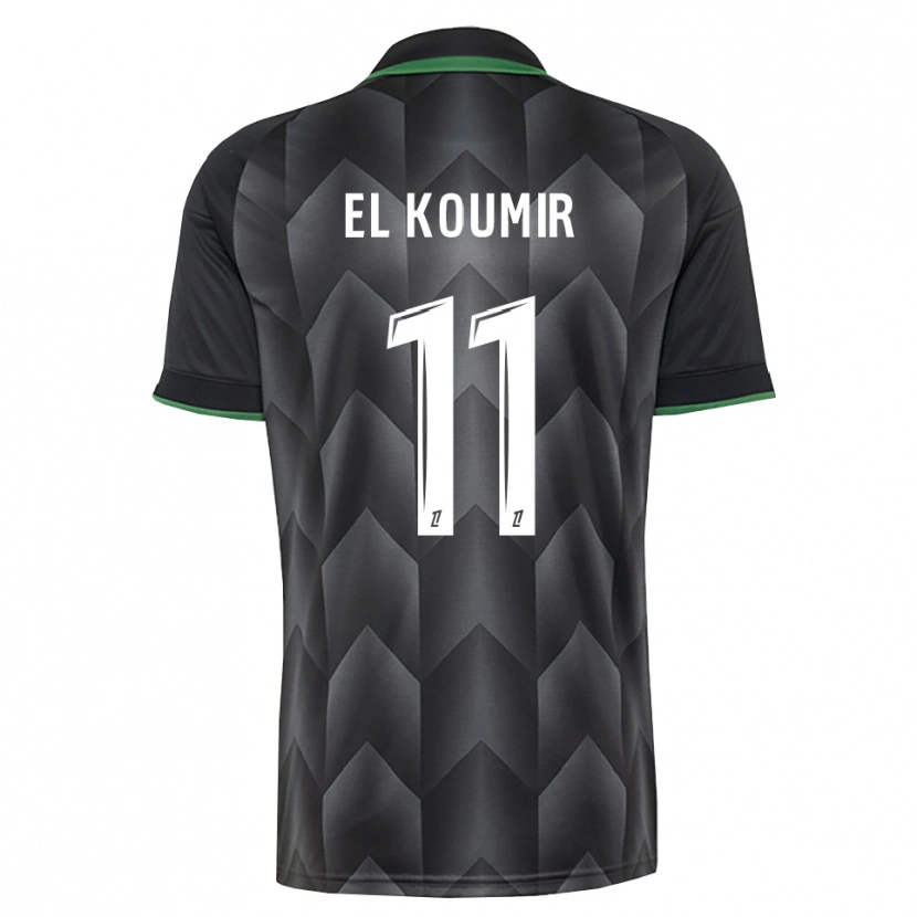 Danxen Mulher Camisola Kaîna El Koumir #11 Branco Preto Verde Alternativa 2026/27 Camisa