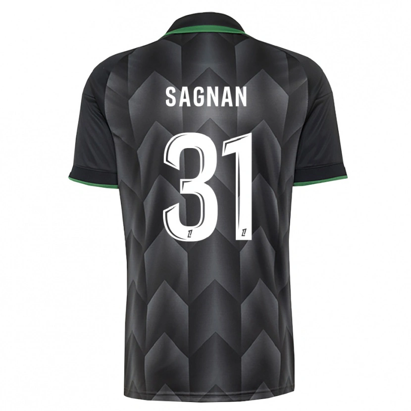 Danxen Mulher Camisola Souleymane Sagnan #31 Branco Preto Verde Alternativa 2026/27 Camisa