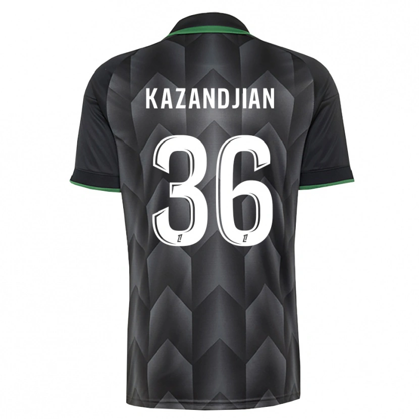 Danxen Mulher Camisola Lara Kazandjian #36 Branco Preto Verde Alternativa 2026/27 Camisa