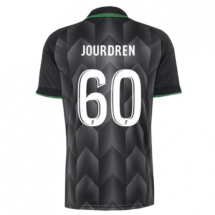 Danxen Mulher Camisola Ilan Jourdren #60 Branco Preto Verde Alternativa 2026/27 Camisa
