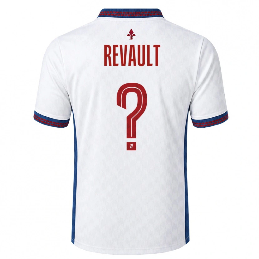Danxen Mulher Camisola Joris Revault #0 Vermelho Branco Azul Alternativa 2026/27 Camisa