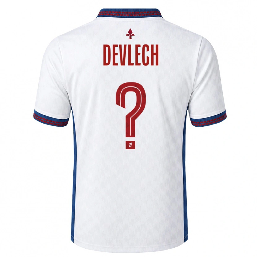 Danxen Mulher Camisola Gwenaëlle Devleesschauwer #0 Vermelho Branco Azul Alternativa 2026/27 Camisa
