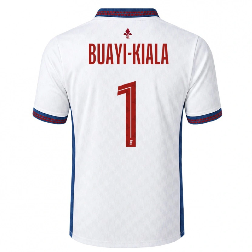Danxen Mulher Camisola Israël Buayi-Kiala #1 Vermelho Branco Azul Alternativa 2026/27 Camisa