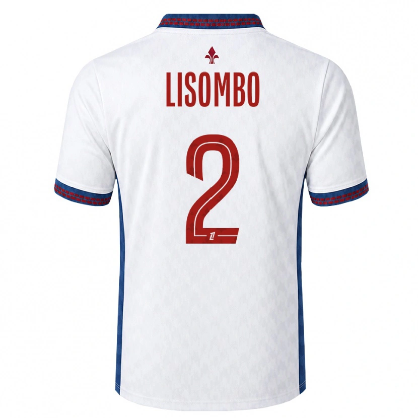 Danxen Mulher Camisola Lougy Lisombo #2 Vermelho Branco Azul Alternativa 2026/27 Camisa