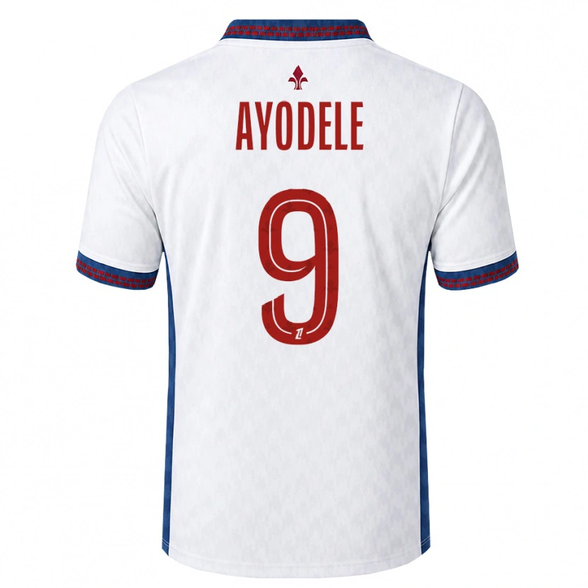 Danxen Mulher Camisola Adeshina Ayodele #9 Vermelho Branco Azul Alternativa 2026/27 Camisa