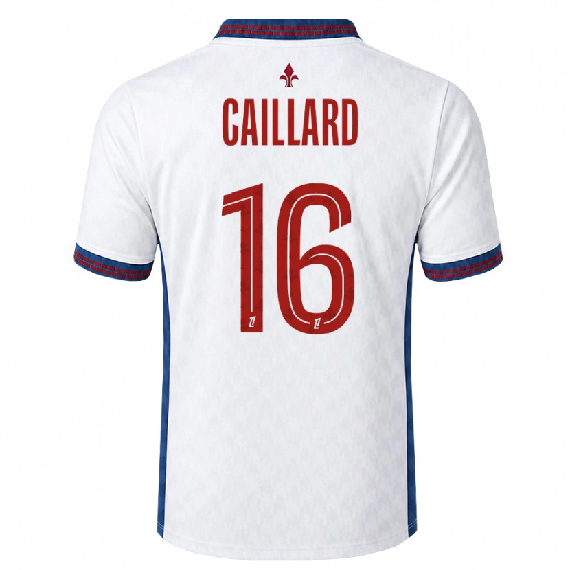 Danxen Mulher Camisola Marc-Aurèle Caillard #16 Vermelho Branco Azul Alternativa 2026/27 Camisa