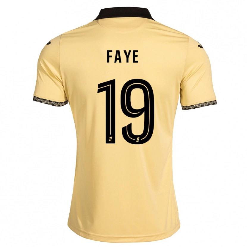 Danxen Mulher Camisola Souleymane Faye #19 Branco Navajo Preto Alternativa 2026/27 Camisa