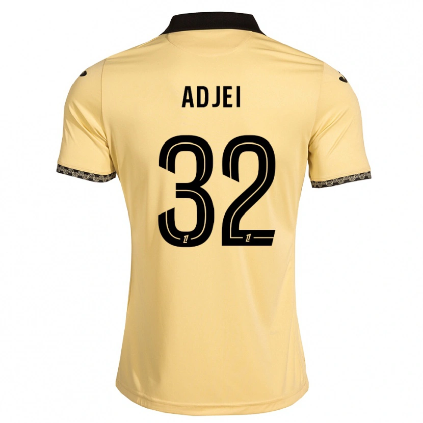 Danxen Mulher Camisola Nathaniel Adjei #32 Branco Navajo Preto Alternativa 2026/27 Camisa