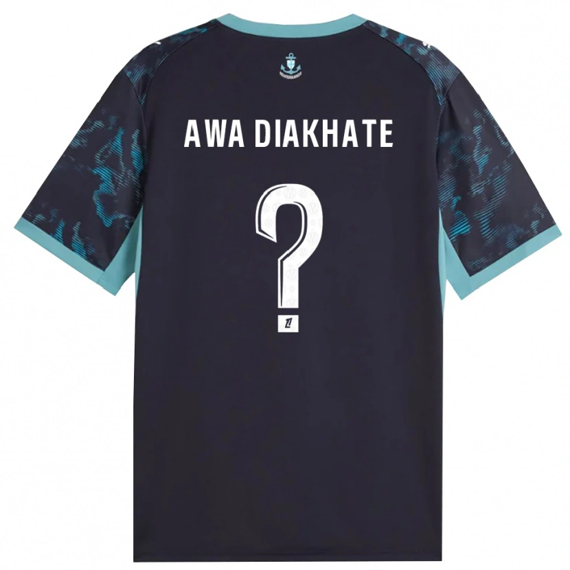 Danxen Mulher Camisola Ndeye Awa Diakhate #0 Turquesa Pálida Branco Preto Alternativa 2026/27 Camisa